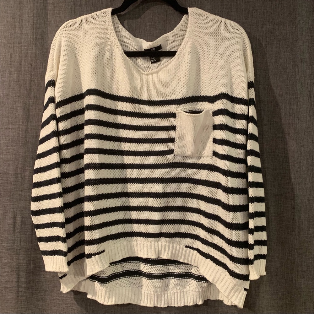H&M striped sweater
